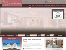 Tablet Screenshot of hotelsayonara.it
